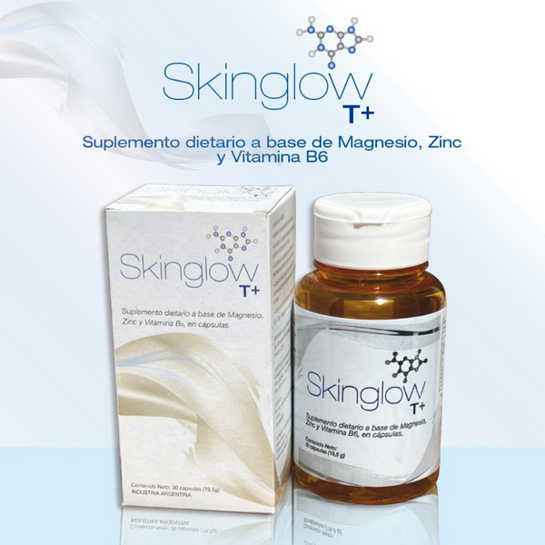 SKINGLOW T+ con magnesio, Zinc y Vit B6