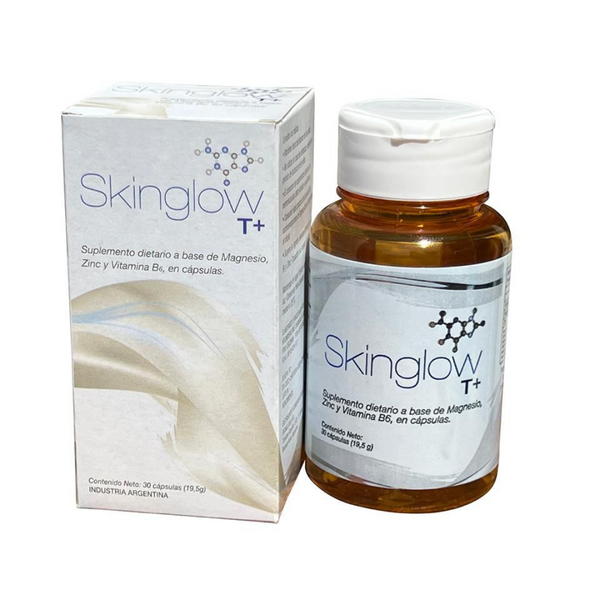 SKINGLOW T+ con magnesio, Zinc y Vit B6